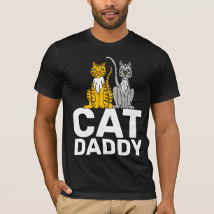 CAT-DADDY, CAT PAPPA, MANAR-SHIRTS T SHIRT