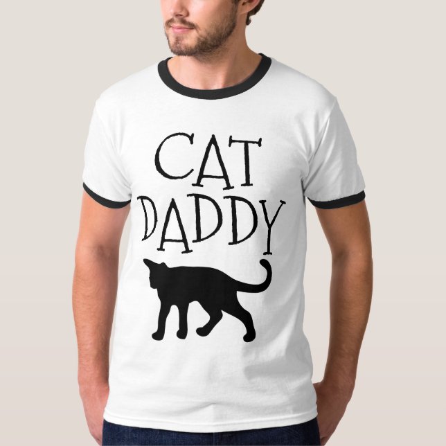 CAT DADDY PAPPA T-Shirts (Framsida)