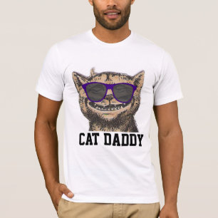 CAT DADDY T-Shirts, Sunglass CAT PAPPA T Shirt