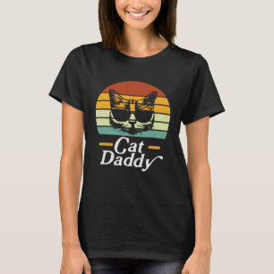 Cat Daddy Vintage Eighties Style katt Retro Distr T Shirt