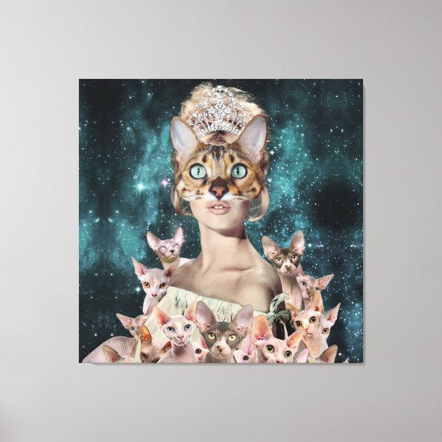 Cat Dam Canvastryck (Framsida)