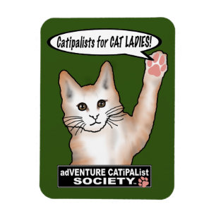 Cat Dam Cat Flexible Photo Magnet