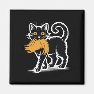 Cat Dam For Donald Trump Kamala Harris 2024 Sar Magnet