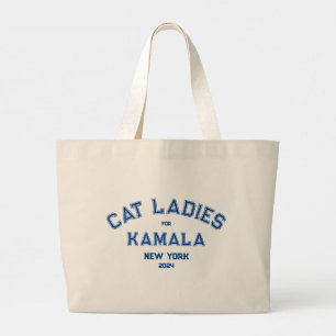 Cat Dam For Kamala 2024 Anpassningsbar State Jumbo Tygkasse