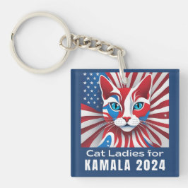 Cat Dam för Kamala 2024 Demokrat
