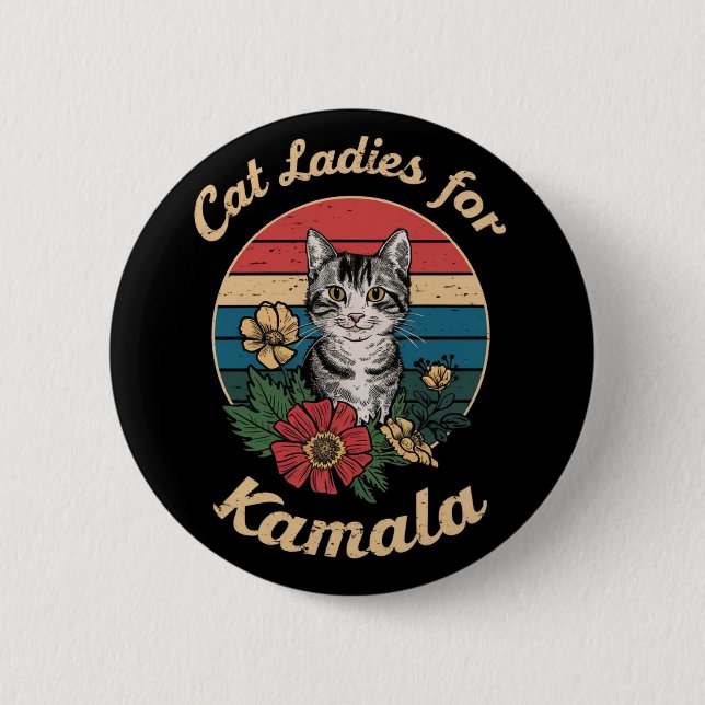 Cat Dam For Kamala (4) Knapp (Framsida)