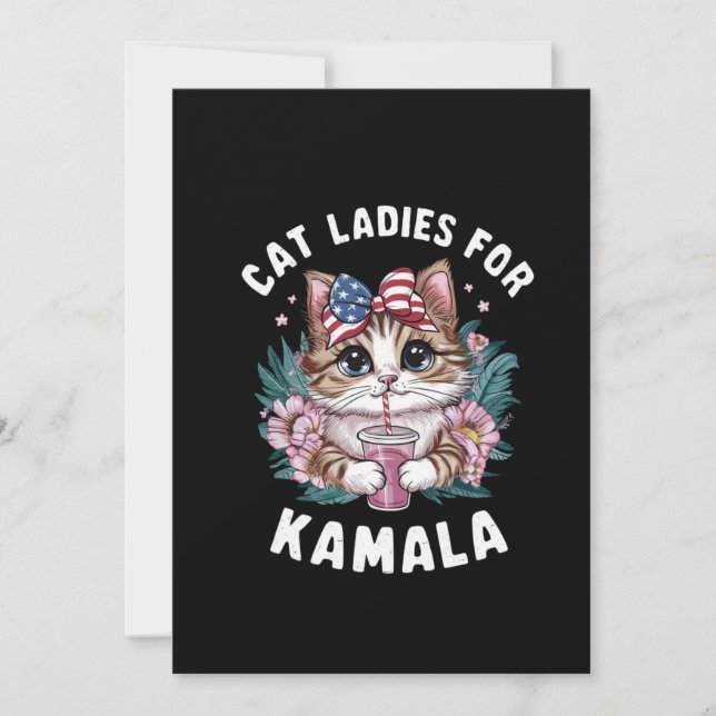 Cat Dam For Kamala (9) Tack Kort (Framsida)