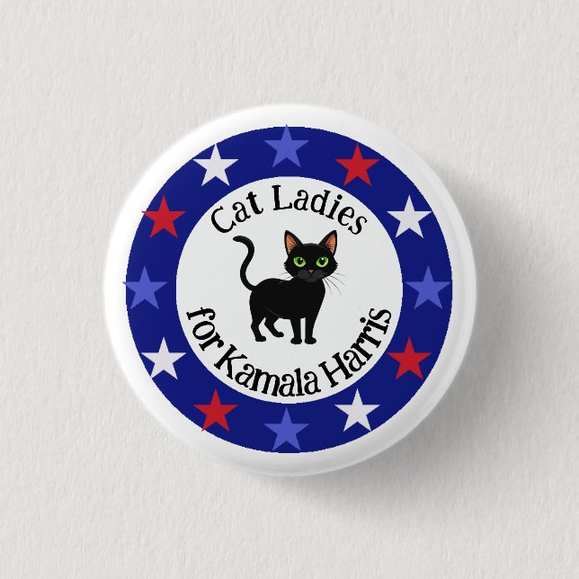 Cat Dam för Kamala Design Knapp (Framsida)