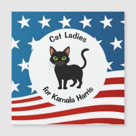 Cat Dam för Kamala Design Magnetic Card