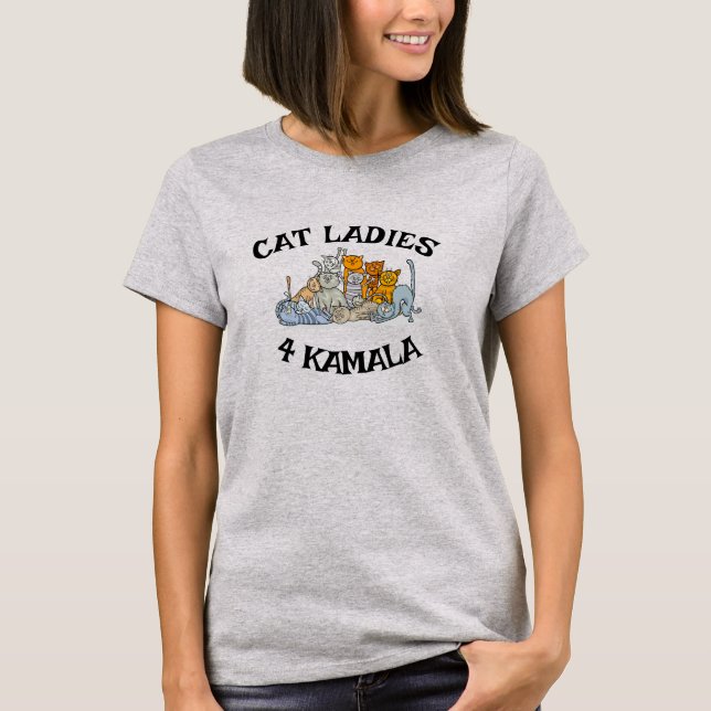 Cat Dam för Kamala Design T-Shirt (Framsida)
