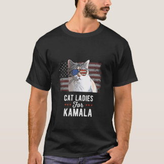 Cat Dam för Kamala Funny Cat 2024 President Kam T Shirt