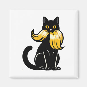 Cat Dam For Kamala Harris Anti-trump Funny Elec Magnet