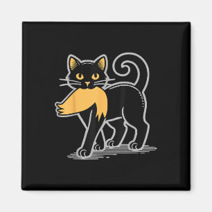 Cat Dam For Kamala Harris Donald Trump 2024 Magnet