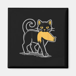 Cat Dam For Kamala Harris Donald Trump 2024 Sar Magnet