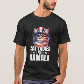 Cat Dam för Kamala Harris President 2024 Funny T Shirt