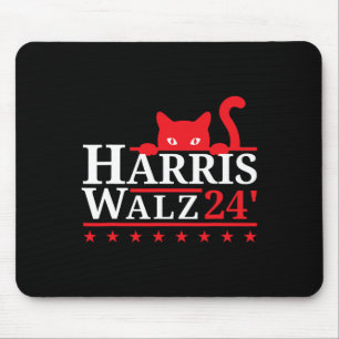 Cat Dam For Kamala Harris Tim Walz Vp 2024 Musmatta