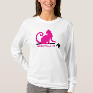 Cat Dam för Kamala Kamala Harris 24 Shirt T