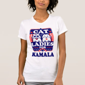 Cat Dam för Kamala Roligt Fierce Polisdesign T Shirt