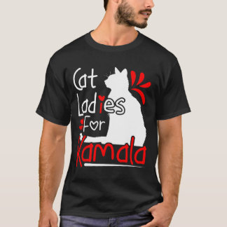 Cat Dam för Kamala Silhouette Graphic T Shirt