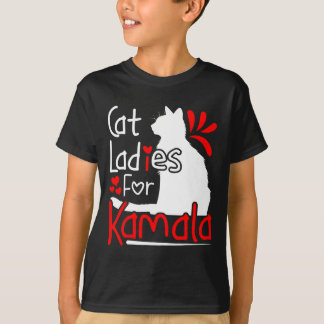 Cat Dam för Kamala Silhouette Graphic T Shirt