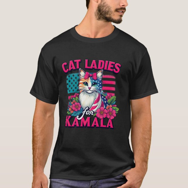 Cat Dam för Kamala T Shirt (Framsida)