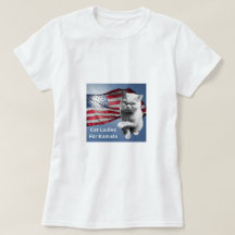 Cat Dam för Kamala t-shirt