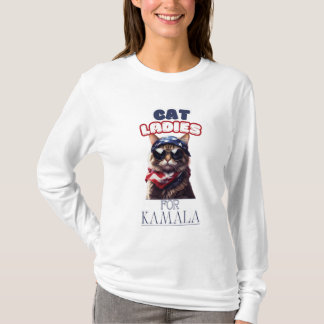 Cat Dam For Kamala USA T Shirt