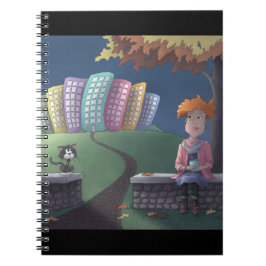 Cat Dam i parkens bärbara dator Anteckningsbok