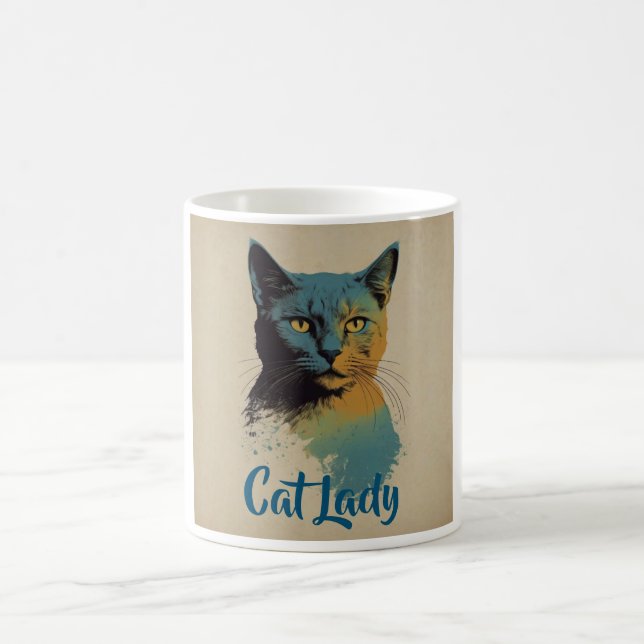 Cat Dam-kaffe Mugg (Center)