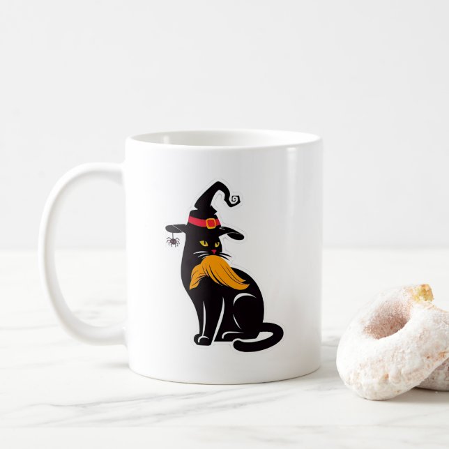 Cat Dam Kamala Harris 2024 Kaffemugg (Med munk)