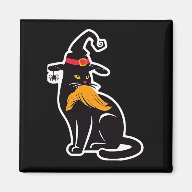 Cat Dam Kamala Harris 2024 Magnet (Framsidan)