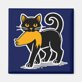 Cat Dam Kamala | Harris Walz 2024 Blue Magnet