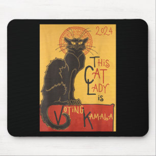 Cat Dam Kamala Le Chatta Noir Funny Ballot Musmatta