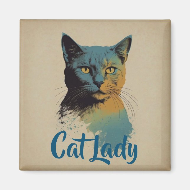 Cat Dam Magnet (Framsidan)
