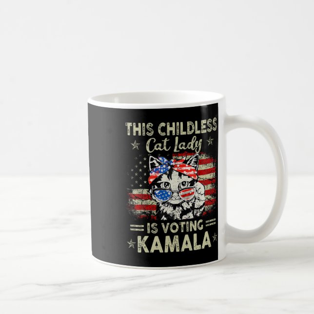 Cat Dam mot fascism 3 Kaffemugg (Höger)