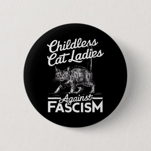 Cat Dam mot fascismen proud feminist Knapp