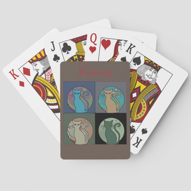 Cat Dam Multi Cats Sitta Thunder_Cove Casinokort (Baksidan)
