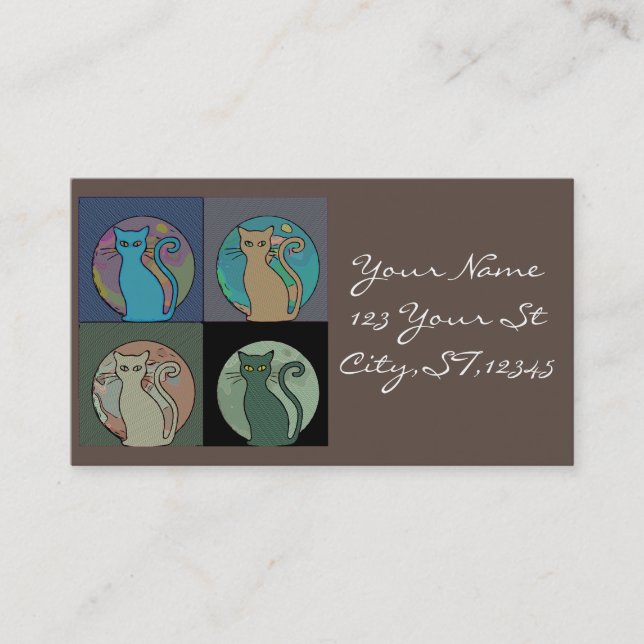 Cat Dam Multi Cats Sitta Thunder_Cove Visitkort (Framsida)