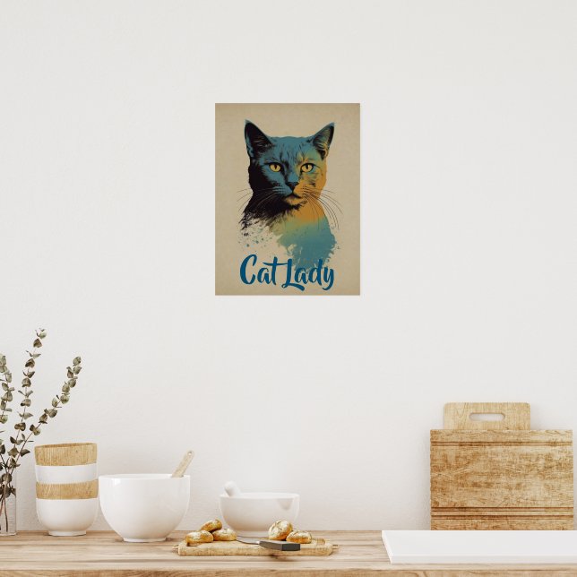 Cat Dam Poster (Kök)