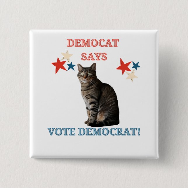 Cat Dam Pro Demokrati Knapp (Framsida)