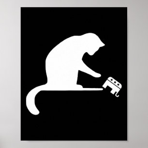 Cat Dam Revenge Push Gop Freedom Kamala Harris Poster