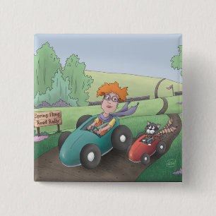 Cat Dam Road Rally Button Knapp