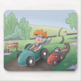 Cat Dam Road Rally Mouse Pad Musmatta