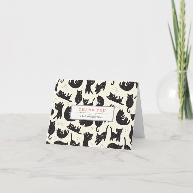 Cat Dam - tackkort (Framsida)