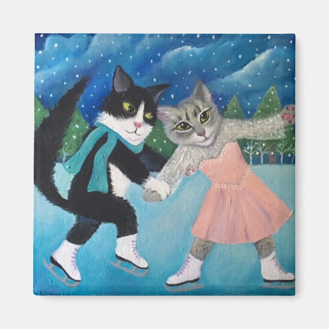 Cat Dancing Magnet (Framsidan)