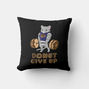 Cat Deadlift Powerlift Donut Gym Kudde