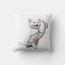 cat dekorativ kudde