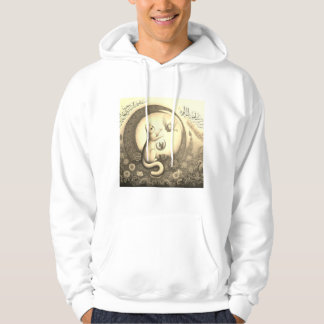 Cat Design Arabiska Hoodie