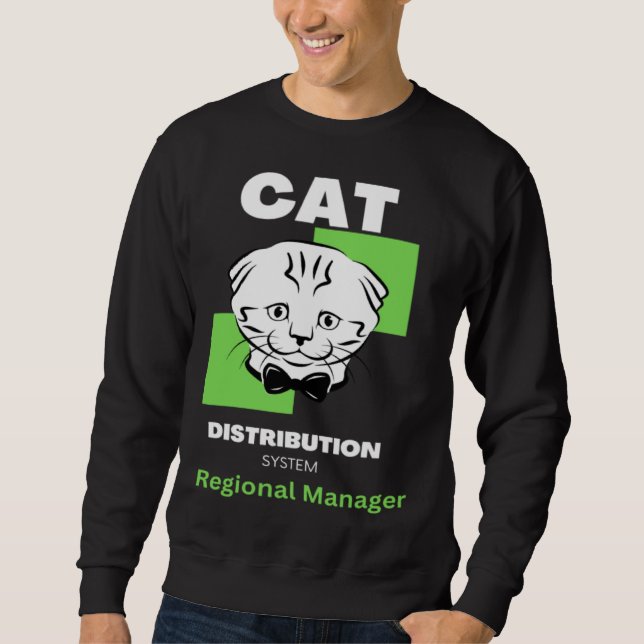 Cat Distributions Regional Manager Lång Ärmad Tröja (Framsida)