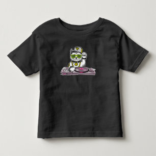 Cat DJ Techno Music Älskare Electro Musician T Shirt